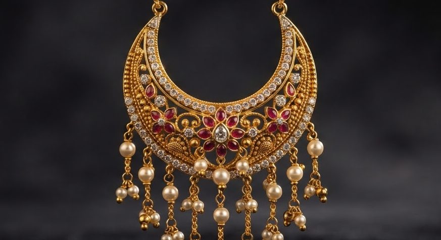 Chand Bali Pendant — detail view