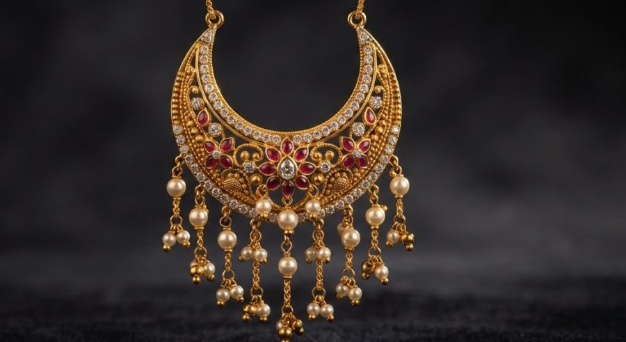 Chand Bali Pendant — alternate view